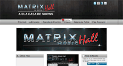 Desktop Screenshot of matrixhall.com.br